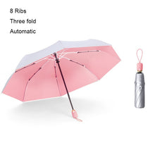 Load image into Gallery viewer, New 8 Ribs Pocket Mini Umbrella Anti UV Paraguas Sun Umbrella Rain Windproof Light Folding Portable Umbrellas for Women Children