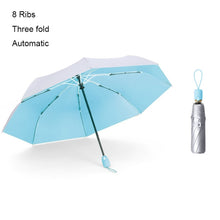 Load image into Gallery viewer, New 8 Ribs Pocket Mini Umbrella Anti UV Paraguas Sun Umbrella Rain Windproof Light Folding Portable Umbrellas for Women Children