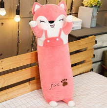 Load image into Gallery viewer, 1pc 70/90/120CM Cartoon Animal Dinosaur Unicorn Cat Plush Toys Stuffed Soft Long Sleeping Pillow Dolls Children Birthday Gift