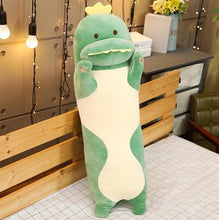 Load image into Gallery viewer, 1pc 70/90/120CM Cartoon Animal Dinosaur Unicorn Cat Plush Toys Stuffed Soft Long Sleeping Pillow Dolls Children Birthday Gift