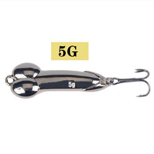 Load image into Gallery viewer, 1pcs Metal Spinner Baits Fishing Lure DD Spoon Wobblers Bass Pike 5g 10g 15g 20g Silver Gold Metal Sequins Fishing Tackle