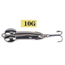 Load image into Gallery viewer, 1pcs Metal Spinner Baits Fishing Lure DD Spoon Wobblers Bass Pike 5g 10g 15g 20g Silver Gold Metal Sequins Fishing Tackle