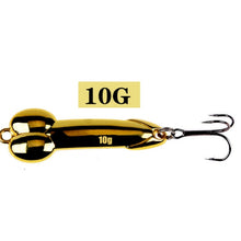 Load image into Gallery viewer, 1pcs Metal Spinner Baits Fishing Lure DD Spoon Wobblers Bass Pike 5g 10g 15g 20g Silver Gold Metal Sequins Fishing Tackle