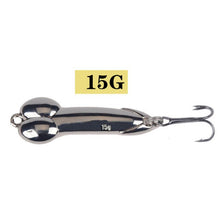 Load image into Gallery viewer, 1pcs Metal Spinner Baits Fishing Lure DD Spoon Wobblers Bass Pike 5g 10g 15g 20g Silver Gold Metal Sequins Fishing Tackle