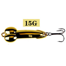 Load image into Gallery viewer, 1pcs Metal Spinner Baits Fishing Lure DD Spoon Wobblers Bass Pike 5g 10g 15g 20g Silver Gold Metal Sequins Fishing Tackle