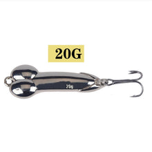 Load image into Gallery viewer, 1pcs Metal Spinner Baits Fishing Lure DD Spoon Wobblers Bass Pike 5g 10g 15g 20g Silver Gold Metal Sequins Fishing Tackle