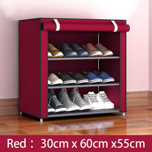 Load image into Gallery viewer, Multilayer Shoe Cabinet Dustproof Shoes Storage Closet Hallway Space-saving Shoerack Organizer Holder Home Furniture Shoe Rack