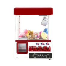 Load image into Gallery viewer, Clip Doll Arcade Claw Machine Coin Operated Crane Game Vending Machine Entertainment Toys Candy Grabber Claw Portable Board Game