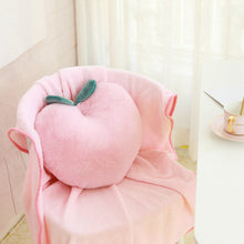 Load image into Gallery viewer, 1pcs Plush Pillow Blanket Girl Bags Fruit Food Peach Stuffing Toy Birthday Gifts Appease Sleeping Pillow Doll Soft Stuffed Toy