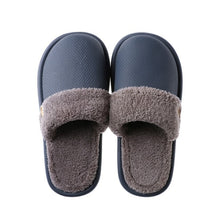 Load image into Gallery viewer, Plush warm Home flat slippers Lightweight soft comfortable winter slippers Women cotton shoes Indoor plush slippers