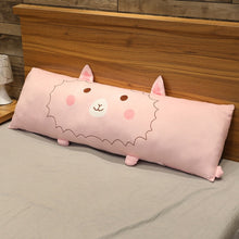 Load image into Gallery viewer, 150cm Cute unicorn pillow long strip pillow leg sleeping pillow removable and washable hamster dinosaur Raccoon pillow gift