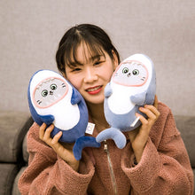Load image into Gallery viewer, Cute Plush Shark Toy Kawaii Cartoon Cat Face Shark Soft Stuffed Doll Kids Toys Shark Pillow Cushion Birthday Gift for Children