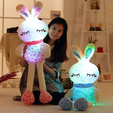 Load image into Gallery viewer, 75CM Led Luminous Glowing Toy Light Up Plush Rabbit Doll Christmas New Year Birthday Gift For Kid Girlfriend Child WJ447