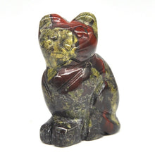 Load image into Gallery viewer, 1.5" Cat Statue Natural Gemstone Carving Healing Crystal Animals Figurines Reiki Stones Decoration Wholesale