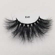 Load image into Gallery viewer, 1 Pair 25 mm Mink Eyelashes Fluffy Lashes Dramatic Messy Long False Eyelashes Makeup 25mm 3d Mink Lashes
