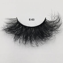 Load image into Gallery viewer, 1 Pair 25 mm Mink Eyelashes Fluffy Lashes Dramatic Messy Long False Eyelashes Makeup 25mm 3d Mink Lashes