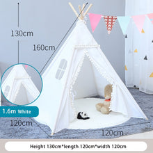 Load image into Gallery viewer, 1.35/1.6m Portable Children Tipi Tents Teepee Tent For Kid Play House Wigwam for Children Tipi Infantil Kid Tent Girl play room