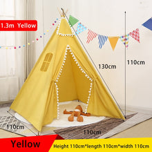 Load image into Gallery viewer, 1.35/1.6m Portable Children Tipi Tents Teepee Tent For Kid Play House Wigwam for Children Tipi Infantil Kid Tent Girl play room