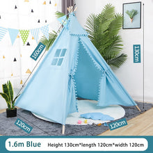 Load image into Gallery viewer, 1.35/1.6m Portable Children Tipi Tents Teepee Tent For Kid Play House Wigwam for Children Tipi Infantil Kid Tent Girl play room