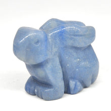 Load image into Gallery viewer, 1.5" Rabbit Statue Natural Gemstone Room Decoration Healing Crystal Animals Figurines Reiki Carved Stones Wholesale