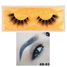 Load image into Gallery viewer, 5D Mink Eyelashes Long Lasting Mink Lashes Natural Dramatic Volume Eyelashes Extension Thick Long 3D False Eyelashes