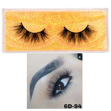 Load image into Gallery viewer, 5D Mink Eyelashes Long Lasting Mink Lashes Natural Dramatic Volume Eyelashes Extension Thick Long 3D False Eyelashes
