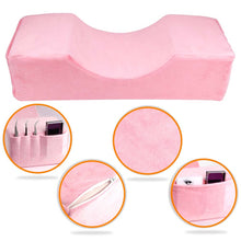 Load image into Gallery viewer, Professional Lash Pillow Neck Support Eyelash Pillow Soft Grafting Eyelashes Memory Foam Eyelash Extension Pillow Makeup Salon