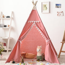 Load image into Gallery viewer, 1.35/1.6m Portable Children Tipi Tents Teepee Tent For Kid Play House Wigwam for Children Tipi Infantil Kid Tent Girl play room