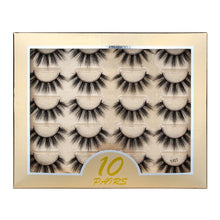 Load image into Gallery viewer, 5/10 Pair 3D Mink Eyelashes Fluffy Dramatic Eyelashes Makeup Wispy Mink Lashes Natural Long False Eyelashes Thick Fake Lashes