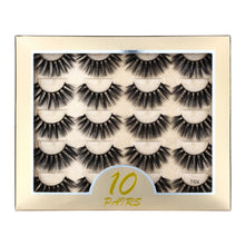 Load image into Gallery viewer, 5/10 Pair 3D Mink Eyelashes Fluffy Dramatic Eyelashes Makeup Wispy Mink Lashes Natural Long False Eyelashes Thick Fake Lashes
