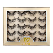 Load image into Gallery viewer, 5/10 Pair 3D Mink Eyelashes Fluffy Dramatic Eyelashes Makeup Wispy Mink Lashes Natural Long False Eyelashes Thick Fake Lashes