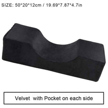 Load image into Gallery viewer, Eyelash Pillow Headrest Support Neck Lash Pillow Grafted Eyelashes Memory Foam Eyelash Extension Pillow with Pocket Makeup Tools