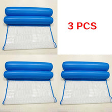 Load image into Gallery viewer, Water hammock recliner inflatable floating Swimming Mattress sea swimming ring Pool Party Toy lounge bed for swimming