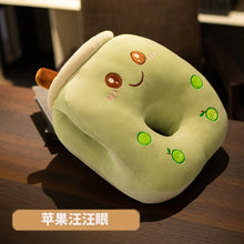 Load image into Gallery viewer, Cute Soft Cartoon Bubble Tea Cup Nap Pillow Plush Toys Stuffed Fruits Drink Pillow Tube Adorable Back Cushion Funny Boba Food
