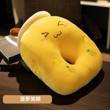 Load image into Gallery viewer, Cute Soft Cartoon Bubble Tea Cup Nap Pillow Plush Toys Stuffed Fruits Drink Pillow Tube Adorable Back Cushion Funny Boba Food