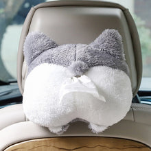 Load image into Gallery viewer, Creative Corgi Ass Tissue Box Soft Cartoon Paper Napkin Case Cute Animals Car Paper Boxes Lovely Napkin Holder for Car Seat