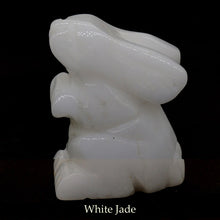 Load image into Gallery viewer, 1.5" Rabbit Statue Natural Gemstone Room Decoration Healing Crystal Animals Figurines Reiki Carved Stones Wholesale