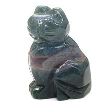 Load image into Gallery viewer, 1.5" Cat Statue Natural Gemstone Carving Healing Crystal Animals Figurines Reiki Stones Decoration Wholesale