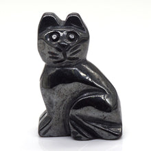 Load image into Gallery viewer, 1.5" Cat Statue Natural Gemstone Carving Healing Crystal Animals Figurines Reiki Stones Decoration Wholesale