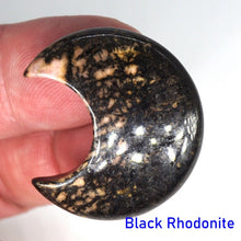 Load image into Gallery viewer, 30MM Moon Shaped Statue Natural Crystal Stone Colorfull Mascot Meditation Healing Reiki Gemstone Gift Collection and Home Decor