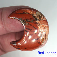 Load image into Gallery viewer, 30MM Moon Shaped Statue Natural Crystal Stone Colorfull Mascot Meditation Healing Reiki Gemstone Gift Collection and Home Decor