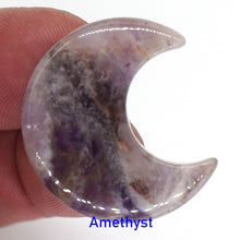 Load image into Gallery viewer, 30MM Moon Shaped Statue Natural Crystal Stone Colorfull Mascot Meditation Healing Reiki Gemstone Gift Collection and Home Decor