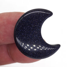 Load image into Gallery viewer, 30MM Moon Shaped Statue Natural Crystal Stone Colorfull Mascot Meditation Healing Reiki Gemstone Gift Collection and Home Decor