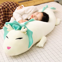 Load image into Gallery viewer, Haku Long Dragon Plush Toy Soft Cartoon Animal Three Colors Dinosaur Stuffed Doll Sleeping Pillow Cushion spirited away Best Gifts 80cm-120cm Cute