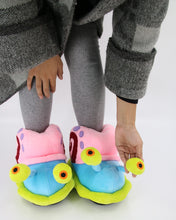 Load image into Gallery viewer, Gary Snail Winter Childrens Slippers Kids Snails Slippers Cute Cartoon Home Shoes Girls Warm House Indoor Animal Plush Slippers Funny Shoes