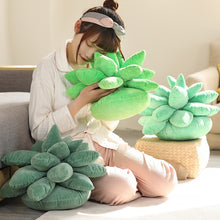 Load image into Gallery viewer, Kawaii Succulent Pillow Soft Cute Flower Pillow Plushy Squish Toys Simulation Pillow Home Decor Birthday Gifts For Girls Kids