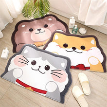 Load image into Gallery viewer, Adorable Cat /Bear / Dog Anti-slip Mats for Kitchen Bedroom Bath Floor
