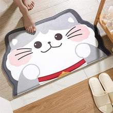 Load image into Gallery viewer, Adorable Cat /Bear / Dog Anti-slip Mats for Kitchen Bedroom Bath Floor