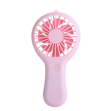 Load image into Gallery viewer, Mini Portable Pocket Fan HandHeld Student Office Travel Cooling Fans USB Rechargeable Outdoor Home Air Cooler with Phone Holder