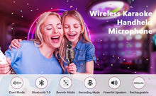 Load image into Gallery viewer, GOODAAA Wireless Karaoke Microphone for Phone Home Singing Portable Mic Speaker Y11S Condenser Microfone Bluetooth-Compatible